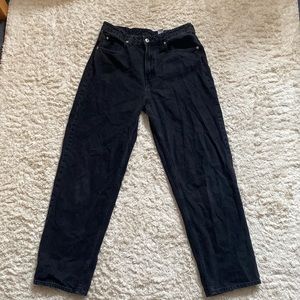 Black baggy jeans